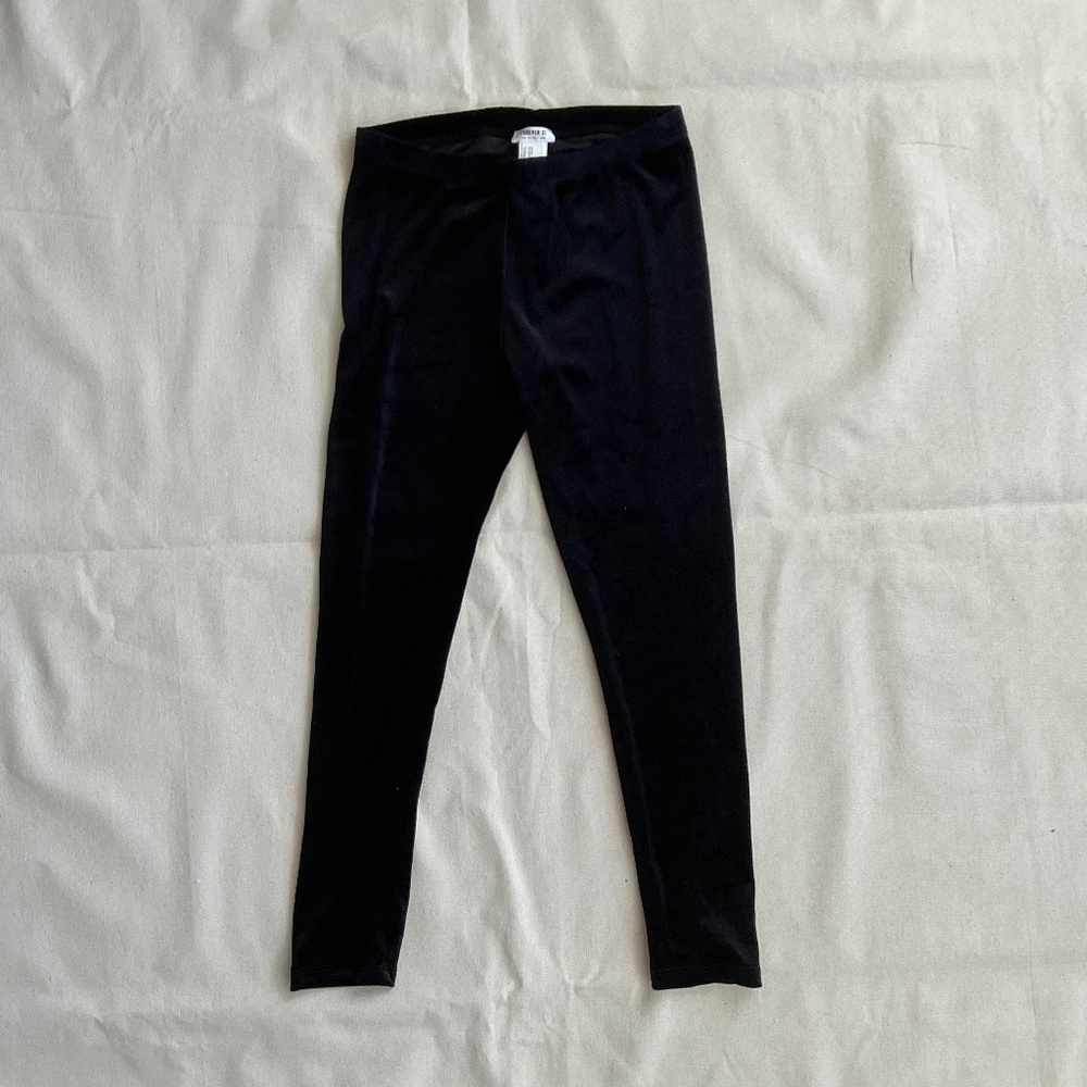 Girl’s Forever 21 Velvety Black Leggings